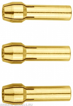 29909-H3 d=3,2 мм, d 2,4 мм, d 1,6 мм, набор цанг для электрогравёра, 3 предм. 29909-H3 d=3,2 мм, d 2,4 мм, d 1,6 мм, набор цанг для электрогравёра, 3 предм.