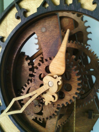 7001 часы деревянные сборная модель СВ Модель