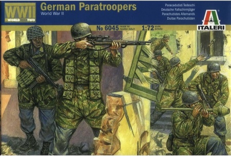 Набор фигурок 6045ИТ Солдатики German Paratroopers (WWII)  Italeri