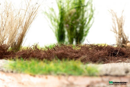 002et056 Трава-волокно для макетирования «Бурая трава» 5 мм.