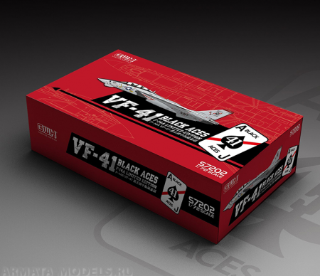 S7202 US Navy F-14A VF-41 Black Aces Great Wall