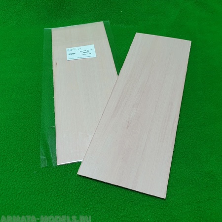 5501 ламель 1 мм - 100х300 мм - липа