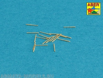 ABR-1:700-L-37  Дополнения для  Set of 20 pcs 20 mm L/65 Breda gun barrels for Italian Navy ships для  1/700 ABR-1:700-L-37  Дополнения для  Set of 20 pcs 20 mm L/65 Breda gun barrels for Italian Navy ships для  1/700
