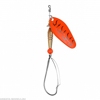 Блесна Вращ.премиум Мира 4 Незацепл. 12гр цв. 214 оранжевый (PR-M4N-214) Premier