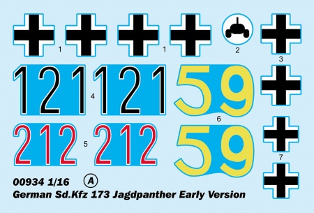 00934P German Sd.Kfz 173 Jagdpanther Early Version Trumpeter