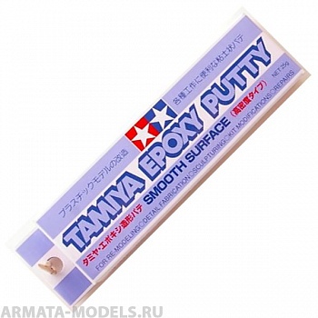 87052T Шпатлевка двухкомпонентная (Smooth Surface) эпоксид.(время заст.12ч) 25гр (Epoxy Putty)