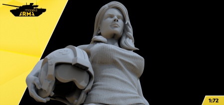 AM72466 Фигура летчица повстанца Arma Models