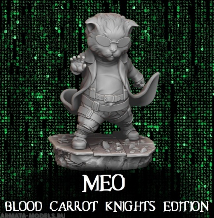 BCK-FC-009 Мео | Коллекционная миниатюра 70 мм Blood Carrot Knights