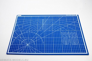 100106RK Коврик для резки стандарт синий А3, 3 слоя