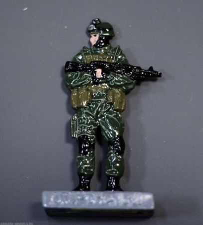 21-005 окрашеная фигура Доброволец Солдатики "Ура"