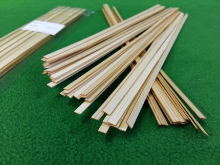 5131 рейки 1х6 мм - длина 300 мм - сосна - 50 шт