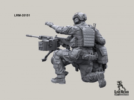 LRM35151 Помощник пулеметчика современных армий  Live Resin