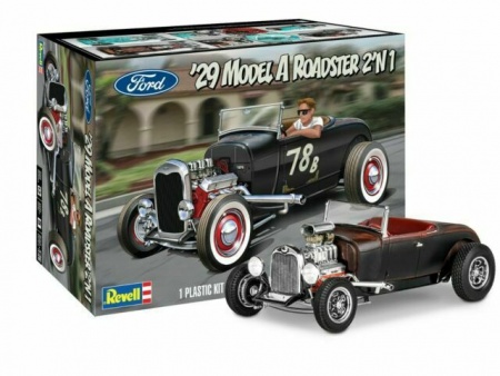Автомобиль  '29 Ford Model A Roadster Revell