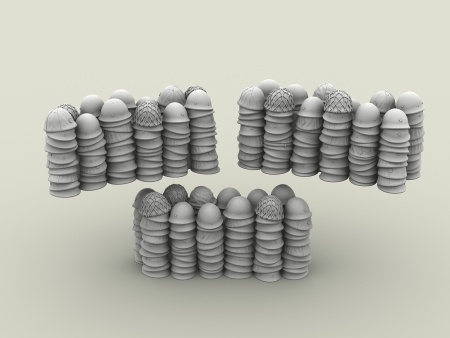 3116SOGA Трофейные японские каски в рядах SOGA Miniatures