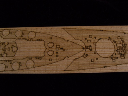 AW20051 Деревянная палуба для HMS Rodney