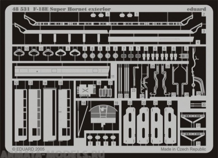 48531 Фототравление F-18E exterior for Revell kit