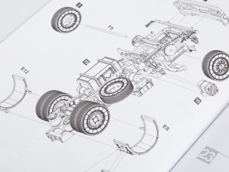 1455AVD Сборная модель МАЗ-5440 седельный тягач AVD Models