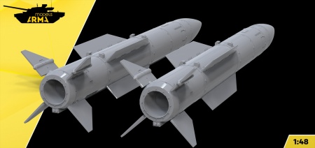 AM48373 Ракеты Р-37М 2шт (Не для свободной продажи) Arma Models