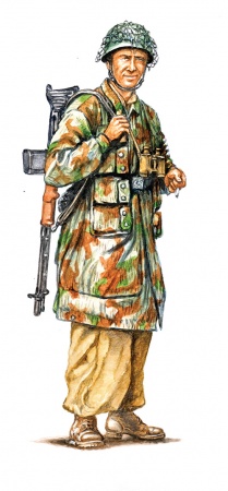 Набор фигурок 6134ИТ Солдаты German paratroopers - tropical uniform Italeri