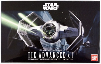 BND-0191407 Модель Tie Advanced x1 Fighter Prototype Звездные Войны (Star Wars)