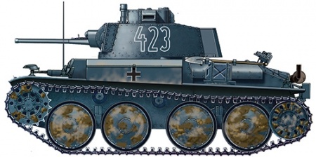 6489ИТ Танк PZ.KPFW.380 Italeri