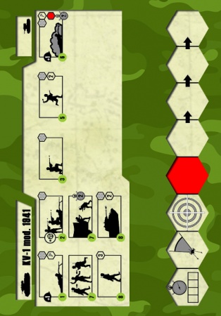 6190 Советский тяжёлый танк КВ-1 обр. 1941г. с пушкой Ф-32 Звезда