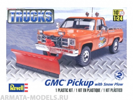 17222RE Пикап GMC - снегоочиститель Revell