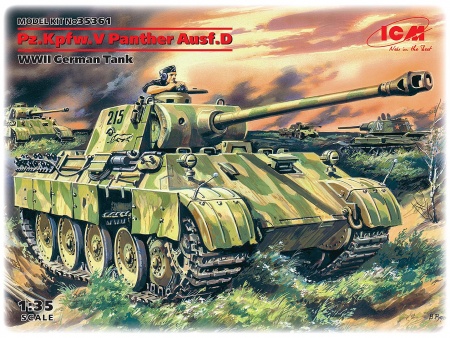 35361 Pz.Kpfw. V Panther Ausf.D, Германский танк ІІ Мировой войны ICM