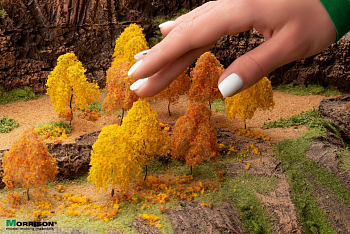 011dpr004 Деревья для макета 10 шт. Осенние деревья 5-7 см 011dpr004 Деревья для макета 10 шт. Осенние деревья 5-7 см