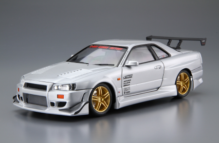 06149 Nissan Skyline R34 GT-R C-West Aoshima