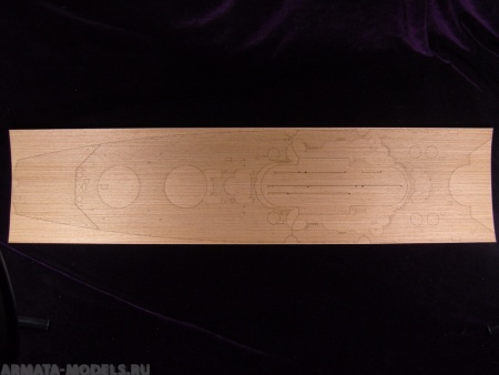 AW30002 Деревянная палуба для IJN YAMATO