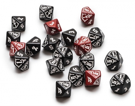 STV596ST Мир тьмы: Игральные кости В5 (эксклюзивные 20d10)