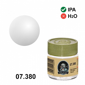 07.380JIM Лак спиртовой полу матовый Semi Matt Varnish