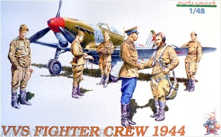 Набор фигурок 8509 Пилоты Советских ВВС 1944г EDUARD