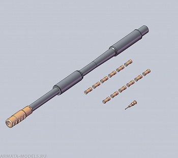 AM7314 Цветной металл для модели САУ Коалиция-СВ, 1/72 AM7314 Цветной металл для модели САУ Коалиция-СВ, 1/72