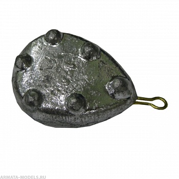 Груз карповый с шипами 170 гр Тонар( цена указана за упаковку, в количестве 10шт.)