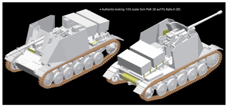 6721Д САМОХОДКА 5cm PaK 38 auf Fgst.Pz.Kpfw.il (Sf) Dragon
