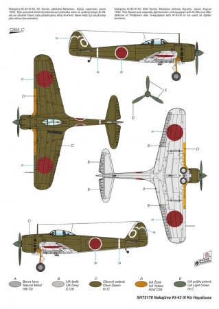 SH72178 Nakajima Ki-43-III Ko Hayabusa Special Hobby