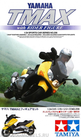 24256T 1/24 Yamaha TMAX скутер с фигурой Tamiya