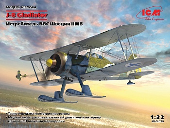 32044 J-8 Gladiator, Истребитель ВВС Швеции IIМВ