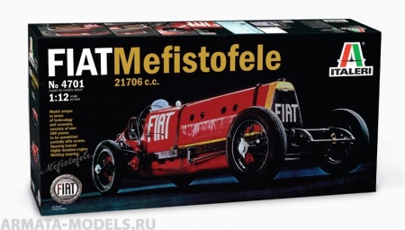 4701ИТ АВТОМОБИЛЬ  FIAT MEFISTOFELE Italeri 4701ИТ АВТОМОБИЛЬ  FIAT MEFISTOFELE Italeri
