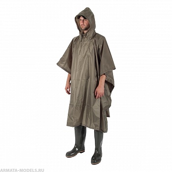 Накидка-дождевик Пончо, цв.хаки (T-PN-VVZ-U-002) Helios (0)