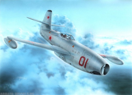 SH72248 Yakovlev Yak-23 Flora RedWhite Stars Special Hobby
