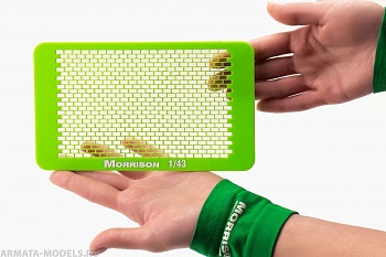 200sha043 Сборочный шаблон д/укладки мини-кирпичей в М 1:43 200sha043 Сборочный шаблон д/укладки мини-кирпичей в М 1:43