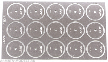 4925J Диск для ревитера d 15 мм, шаг 0,85 мм, 15 шт.