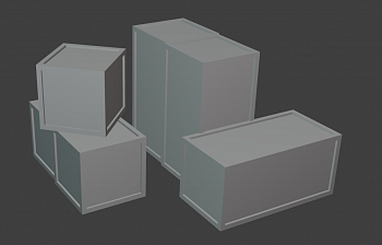 HE-144015 Миниатюра комплект ящиков #4