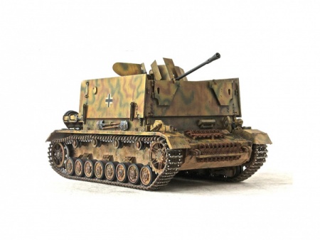 35101T Нем. 4-х ствольная зенитка Flakpanzer IV Mobelwagen с 4 фигурами Tamiya 35101T Нем. 4-х ствольная зенитка Flakpanzer IV Mobelwagen с 4 фигурами Tamiya
