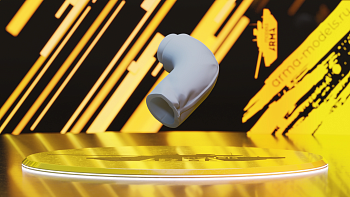 AM36033 Выхлопная труба мятая для AMX ELC BIS (Не для свободной продажи)