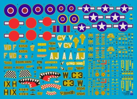 AH70038 P-51 B/C Mustang™ Arma Hobby