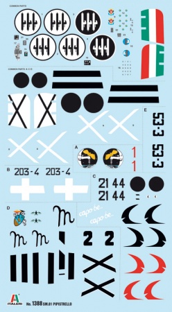 1388ИТ Самолет SM.81 PIPISTRELLO Italeri